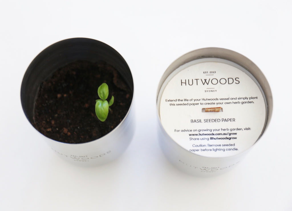 Recycle your jar with Hutwoods seeded paper