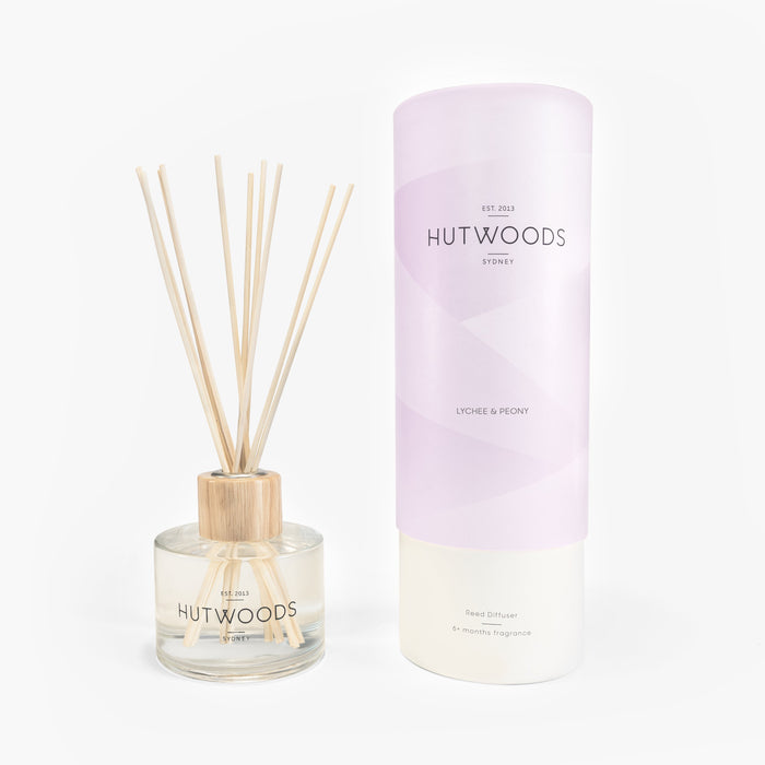 Hutwoods Lychee & Peony Reed Diffuser