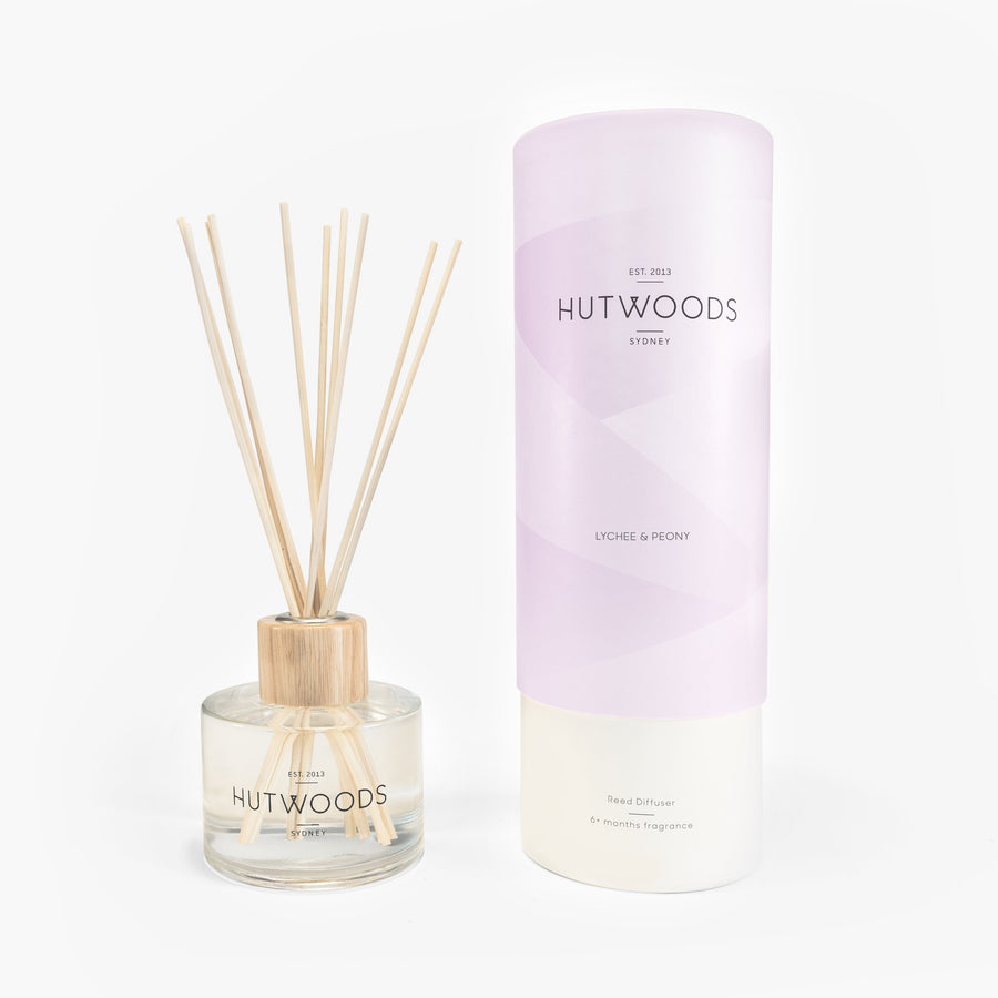 Hutwoods Lychee & Peony Reed Diffuser